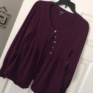 Apt 9 sweater button up